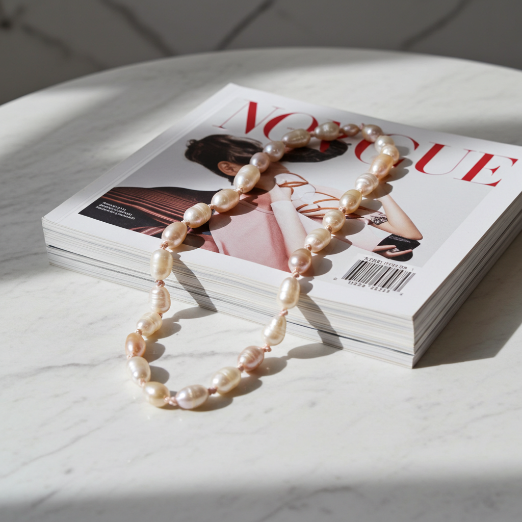 Cream Freshwater Pearl Necklace