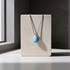 Turquoise Teardrop Pendant Necklace