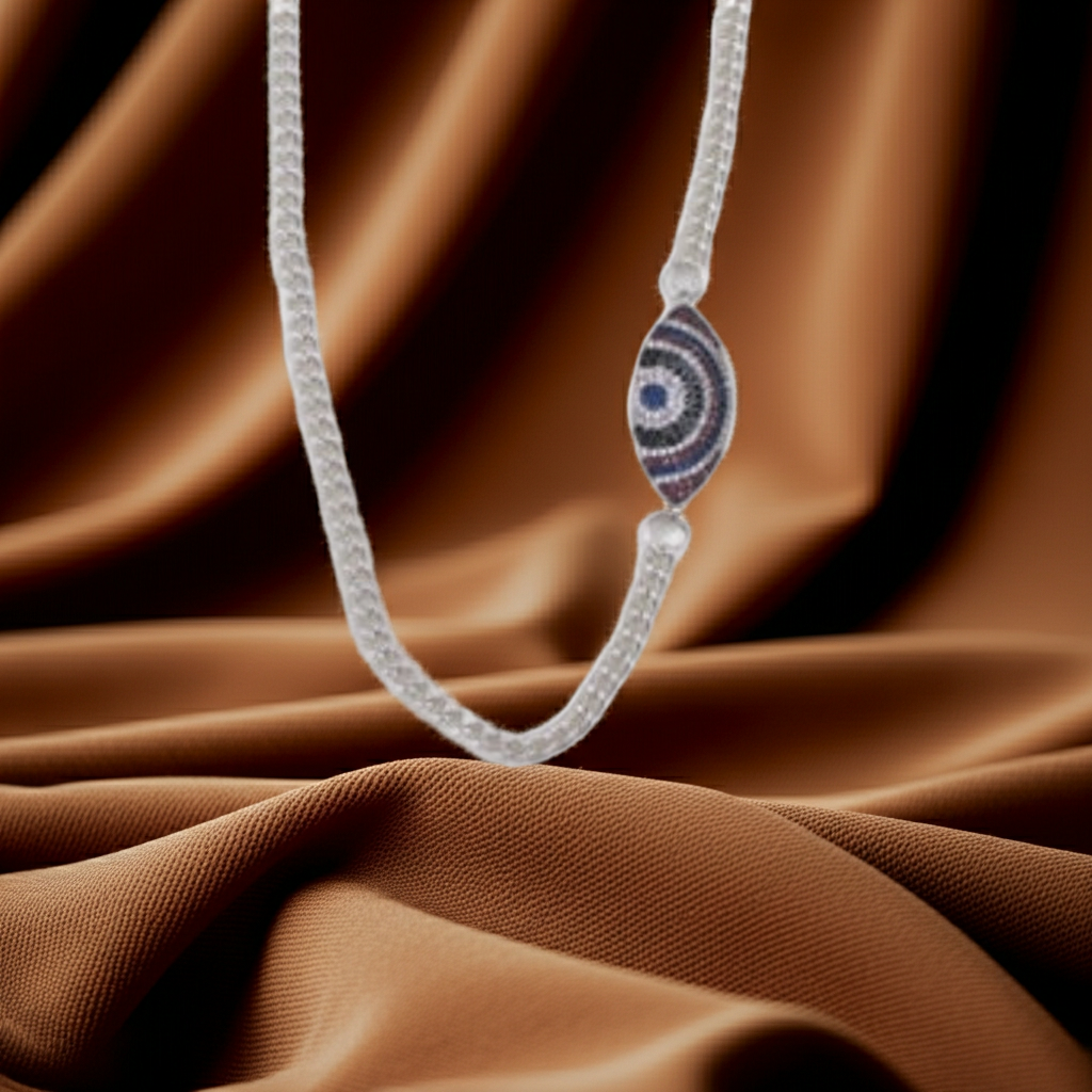 Multi-stone Evil Eye Neklace