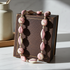 Kazuri Necklace in Pink and Ivory African Beads