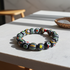 Black Handmade Beaded Bracelet African Trade Beads