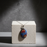 Handmade Blue Artisan Pendant Necklace Bold