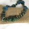 Green Kazuri Beaded Necklace