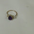 Amethyst Oval Cut Right Hand Ring Size 6 1/2