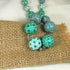 Handmade Green and White Fair Trade Bead Necklace
