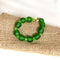 Bright Green Beaded Braclet