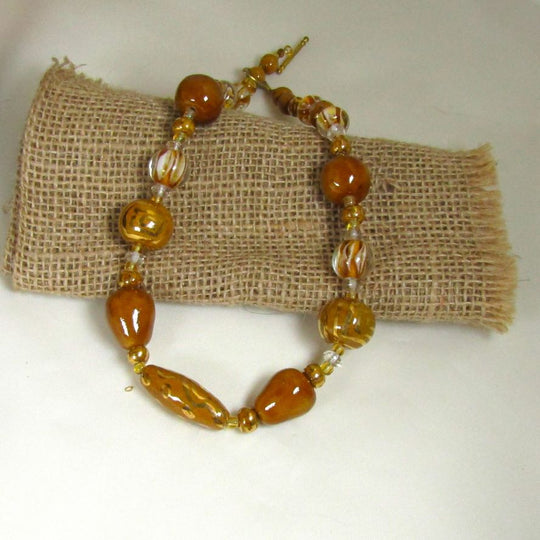 Honey Fair Trade & Handmade Artisan Bead Necklace