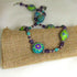 Green Handmade Bead Necklace