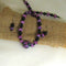 Purple Handmade Beaded Necklace & Earrings