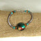 Handmade Amber Artisan Bead Bangle Bracelet