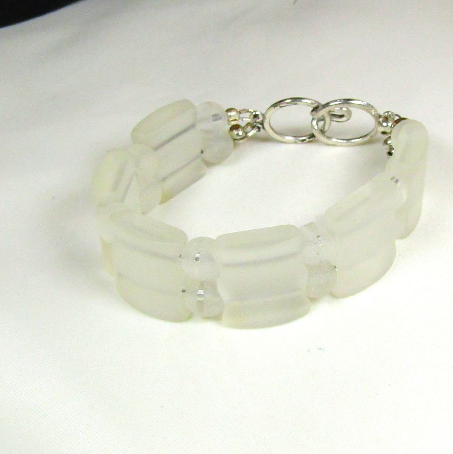 Sea Glass Cuff Bracelet