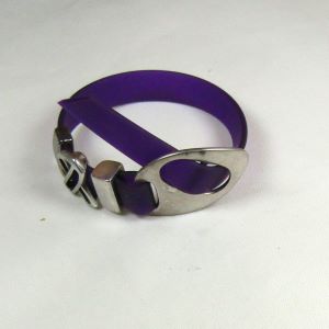 purple awareness bracelet