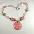 Pink Lotus Blossom Handmade Necklace