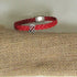 Red Awareness Leather bracelet