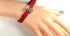 Red Awareness Leather Bracelet Unisex