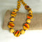 Yellow Fair Trade Bead Necklace