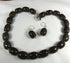 Classic Brown Necklace & Earrings Kazuri Fair Trade Beads