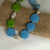 Blue & Green Fair Trade Kazuri Necklace