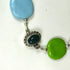 Fair Trade Beaded Necklace in a Unique Tri-color Kazuri Beads
