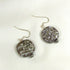 Brown Speckled Kazuri Earrings