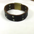 Dark Brown Man's Leather Cuff Bracelet Boho Style