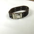 Dark Brown Unisex Leather Cuff Bracelet Boho Style