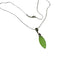 green sea glass pendant necklace