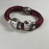 Rose Metallic Cord Fair Trade Bead Bracelet