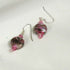 Handmade Pink Artisan Bead Earrings