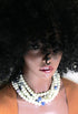 Statement Pearl Necklace 5 Strands