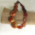 Handmade Artisan Bead Necklace with Gemstone Accents 