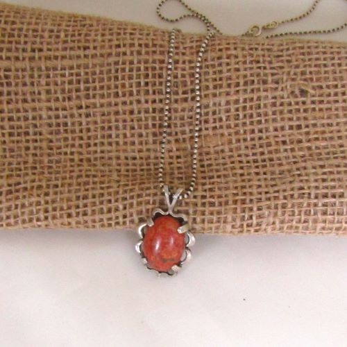 sunstone Gemstone Pendant Necklace 