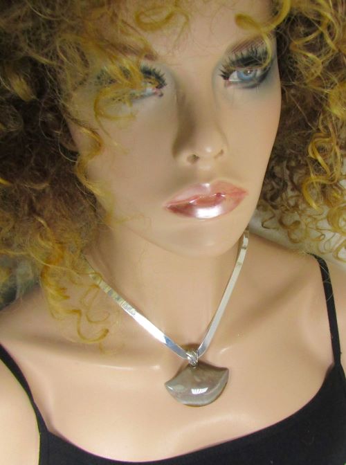 Succor Creek Jasper Pendant on  Silver Choker