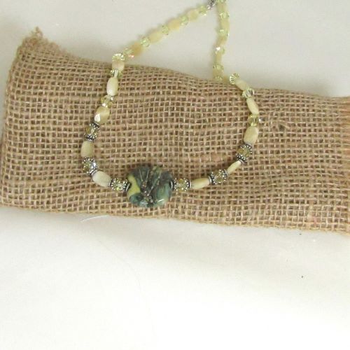Gemstone & Artisan Bead Necklace