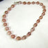 Rose Czech Crystal Bead Necklace- Retro Look