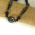 Black Handmade Kazuri Bead Necklace