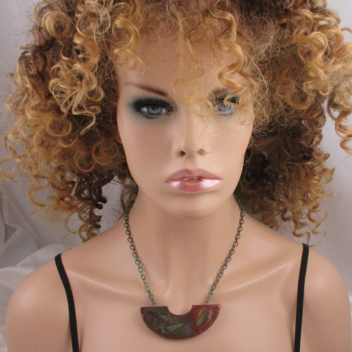 Raku Bib Necklace