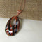 Brwon Rust & Black Fair trade Pendant Necklace