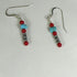 Turquoise & Silver Bead Earrings