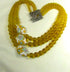 golden sea lass multi-strand necklace