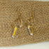 Crystal & Gold Drop Earrings