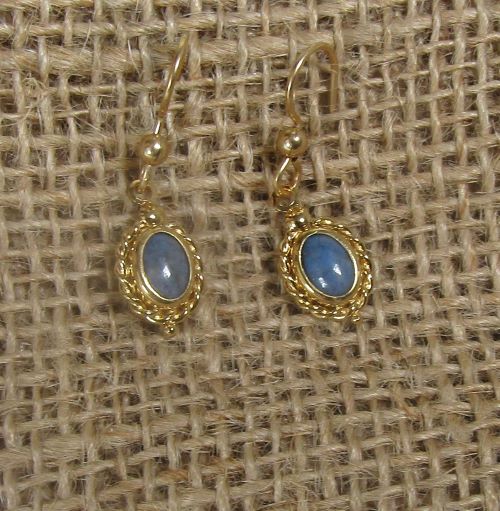 blue gemstone earrings