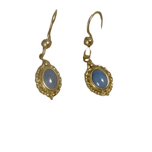 blue gemstone earrings