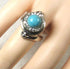 Turquoise &  Rhinestone  Fashion Ring Size 7