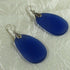 blue drop earrings