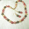 Muli-colored Pearl necklace & Earrings