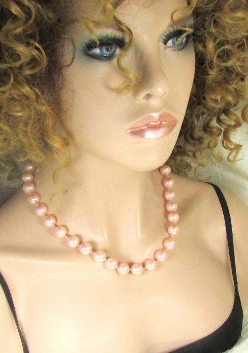 Pink Pearl Necklace