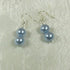 Blue Shell Pearl Earrings