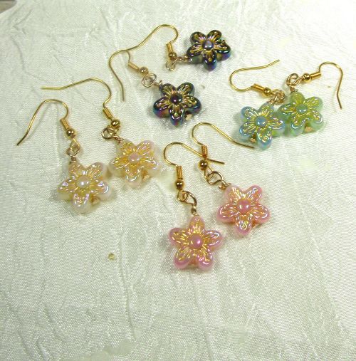 Cute Delicate Floral Earrings