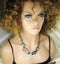 Gray Elephanti Necklace with Gun Metal Accent